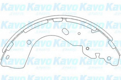 KAVO PARTS kbs7402 -  Комплект тормозных колодок